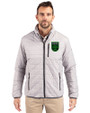 Austin FC - Cutter & Buck Rainier PrimaLoft®  Mens Big and Tall Eco Insulated Puffer Jacket Polished Medium Gray Front