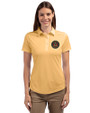 Atlanta United FC - Cutter & Buck Prospect Eco Textured Stretch Recycled Womens Short Sleeve Polo Desert Front