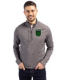 Austin FC - Cutter & Buck Adapt Eco Knit Heather Mens Quarter Zip Pullover Black Heather Front
