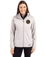 Atlanta United FC - Cutter & Buck Evoke Softshell Recycled Full Zip Womens Jacket CONCRETE Front