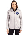 CF Montréal Cutter & Buck Evoke Softshell Recycled Full Zip Womens Jacket CONCRETE Front