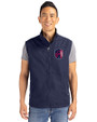 St. Louis City SC Cutter & Buck Charter Eco Full-Zip Mens Big & Tall Vest Navy Blue Front