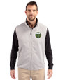 Portland Timbers Cutter & Buck Charter Eco Recycled Mens Full-Zip Vest Polished Medium Gray Front