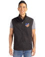 FC Cincinnati Cutter & Buck Charter Eco Recycled Mens Full-Zip Vest Black Front