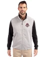 Toronto FC Cutter & Buck Charter Eco Recycled Mens Full-Zip Vest Polished Medium Gray Front