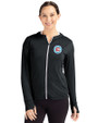 Chicago Fire FC Cutter & Buck Daybreak Eco Recycled Womens Full Zip Hoodie Black Front