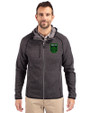 Austin FC - Cutter & Buck Mainsail Full Zip Hooded Mens Jacket Charcoal Heather Front