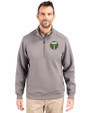 Portland Timbers Cutter & Buck Roam Epic Versatility Recycled Quarter Zip Mens Pullover Elemental Grey Front