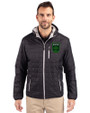 Austin FC - Cutter & Buck Rainier Primaloft Eco Mens Full Zip Hooded Jacket Black Front