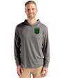 Austin FC - Cutter & Buck Coastline Recycled Double Peached Mens Hooded Pullover Elemental Grey Front