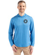 Charlotte FC Cutter & Buck Coastline Recycled Double Peached Mens Hooded Pullover Digital Front