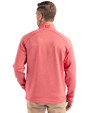 New York Red Bulls Cutter & Buck Peshastin Fleece Recycled Mens Half Zip Pullover Red Heather Back