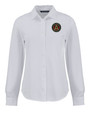 Atlanta United FC - Cutter & Buck Advantage Tri-Blend Eco Soft Pique Long Sleeve Knitted Womens Button Up WH_MANN_HG 1