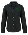 Austin FC - Cutter & Buck Advantage Tri-Blend Eco Soft Pique Long Sleeve Knitted Womens Button Up BL_MANN_HG 1