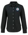 Chicago Fire FC Cutter & Buck Advantage Tri-Blend Eco Soft Pique Long Sleeve Knitted Womens Button Up BL_MANN_HG 1