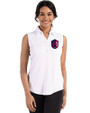 St. Louis City SC Cutter & Buck Forge Eco Stretch Recycled Womens Sleeveless Polo White Front