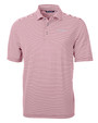 Kardex Cutter & Buck Virtue Eco Pique Stripe Recycled Mens Polo CHT_MANN_HG 1