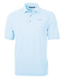 Kardex Cutter & Buck Virtue Eco Pique Stripe Recycled Mens Big and Tall Polo ALS_MANN_HG 1
