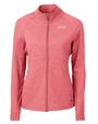 Kardex Cutter & Buck Adapt Eco Knit Heather Recycled Womens Full Zip CRH_MANN_HG 1