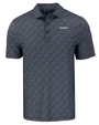Kardex Cutter & Buck Pike Eco Pebble Print Stretch Recycled Mens Polo BLWH_MANN_HG 1
