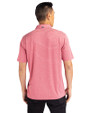 St. Louis Cardinals- Cutter & Buck Forge Eco Heather Stripe Stretch Recycled Mens Big & Tall Polo Cardinal Red Heather Back