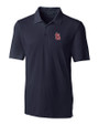 St. Louis Cardinals Cutter & Buck Forge Stretch Mens Polo Liberty Navy Mannequin