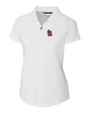 St. Louis Cardinals Cutter & Buck Forge Stretch Womens Short Sleeve Polo White Mannequin