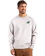 Miami Dolphins Cutter & Buck Roam Epic Versatility Recycled Crew Neck Mens Pullover Solitare Front