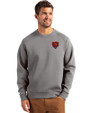 Chicago Bears Historic Cutter & Buck Roam Epic Versatility Recycled Crew Neck Mens Pullover Elemental Grey Front