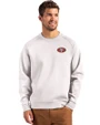 San Francisco 49ers Cutter & Buck Roam Epic Versatility Recycled Crew Neck Mens Pullover Solitare Front