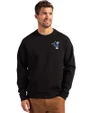 Indianapolis Colts Historic Cutter & Buck Roam Recycled Buttery-Soft Knit Mens Crew Neck Pullover Black Front