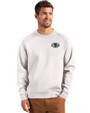 San Francisco 49ers Mono Cutter & Buck Roam Epic Versatility Recycled Crew Neck Mens Pullover Solitare Front