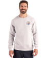 Pittsburgh Steelers Cutter & Buck Roam Recycled Buttery-Soft Knit Mens Crew Neck Pullover Solitaire Front