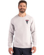Atlanta Falcons Historic - Cutter & Buck Roam Recycled Buttery-Soft Knit Mens Crew Neck Pullover Solitaire Front