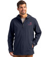 New York Giants Americana Cutter & Buck Camano Everyday Stretch Recycled Mens Water Resistant Jacket Navy Blue Front