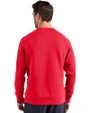 Tampa Bay Rays Stars & Stripes Cutter & Buck Roam Epic Versatility Recycled Crew Neck Mens Pullover Red Back