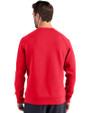 Kansas City Chiefs Americana Cutter & Buck Roam Epic Versatility Recycled Crew Neck Mens Pullover Red Back