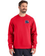 Cincinnati Bengals Americana Cutter & Buck Roam Epic Versatility Recycled Crew Neck Mens Pullover Red Front