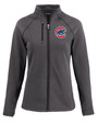 Chicago Cubs Cutter & Buck Peshastin Fleece Recycled Womens Full Zip Jacket BLH_MANN_HG 1