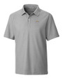 Los Angeles Chargers Cutter & Buck Big & Tall Breakthrough Polo Polished Medium Gray Mannequin