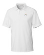 Los Angeles Chargers Cutter & Buck Big & Tall Breakthrough Polo White Mannequin