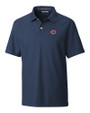 Chicago Bears Cutter & Buck Big & Tall Breakthrough Polo Liberty Navy Mannequin