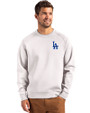 Los Angeles Dodgers Cutter & Buck Roam Epic Versatility Recycled Crew Neck Mens Pullover Solitare Front