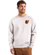 Baltimore Orioles Cutter & Buck Roam Epic Versatility Recycled Crew Neck Mens Pullover Solitare Front