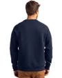 Atlanta Braves Cutter & Buck Roam Epic Versatility Recycled Crew Neck Mens Pullover Navy Blue Back