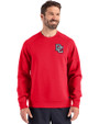 Washington Nationals Cooperstown Cutter & Buck Roam Epic Versatility Recycled Crew Neck Mens Pullover Red Front