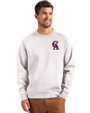 Los Angeles Angels Cooperstown Cutter & Buck Roam Recycled Buttery-Soft Knit Mens Crew Neck Pullover Solitaire Front