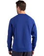 Chicago Cubs Cooperstown Cutter & Buck Roam Epic Versatility Recycled Crew Neck Mens Pullover Tour Blue Back