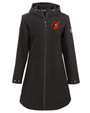 Baltimore Orioles Cooperstown Cutter & Buck Camano Everyday Stretch Recycled Womens Water Resistant Jacket BL_MANN_HG 1