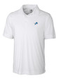 Detroit Lions Cutter & Buck Northgate CB DryTec Short Sleeve Big & Tall Polo White Mannequin